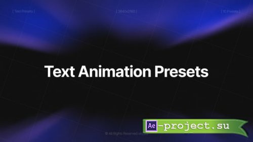  Videohive - Text Presets - 62091679 - Project for After Effects