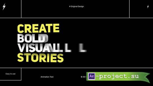 Videohive -  Animation Text | After Effects - 62096477 - Project for After Effects