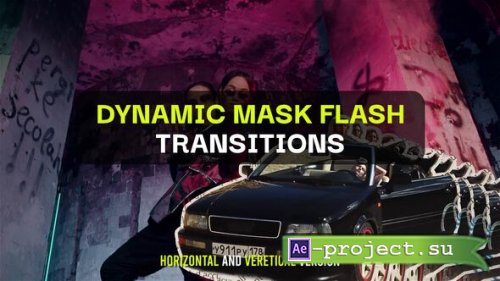 Videohive - Dynamic Mask Flash Transitions - 62085658 - Project for After Effects