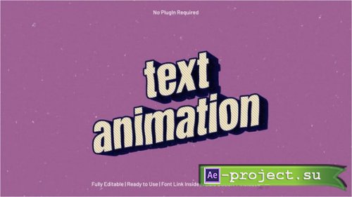 Videohive - Retro Text Animation for After Effects - 62102299