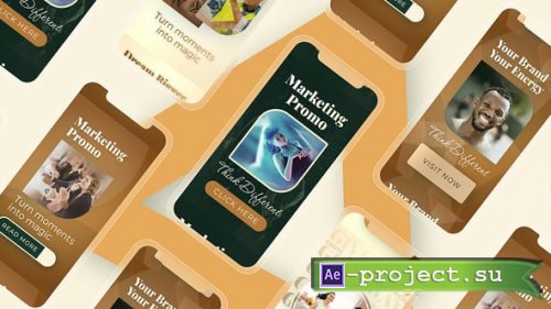 Videohive - Golden Vertical Promo - 62103701 - Project for After Effects