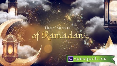 Videohive -  Ramadan Text Intro - 62136172 - Project for After Effects