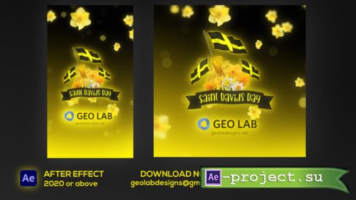  Videohive - Saint Davids Day Titles - 62137910 - Project for After Effects