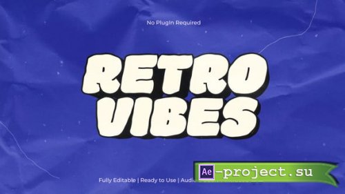 Videohive -  Chunky Retro Display Text Animation - 62138401 - Project for After Effects