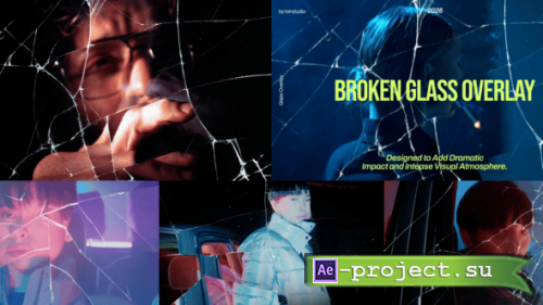 Videohive - Broken Glass Overlay After Effect - 62115286 - Project for After Effects