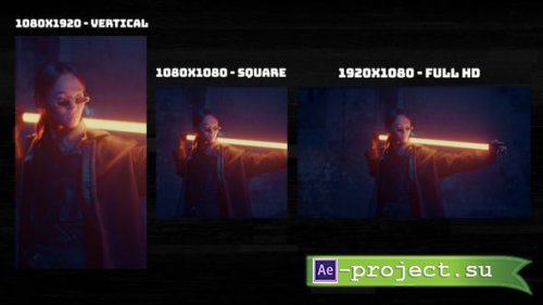 Videohive - Glitch Pixel Transitions - 62138545 - Project for After Effects