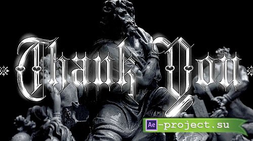 MA Gothic Chrome Animated Letters 4124334 - Project for After Effects