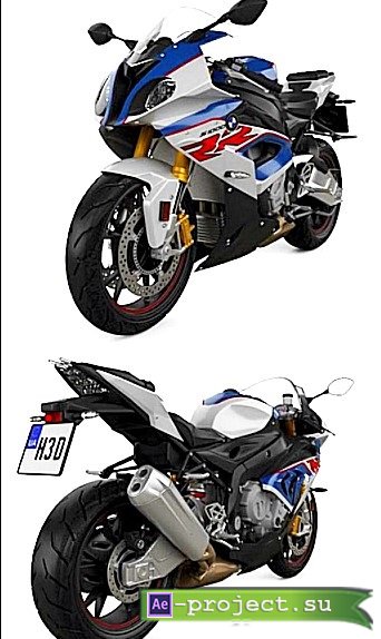 BMW S1000RR 2018 - 24 3D Model