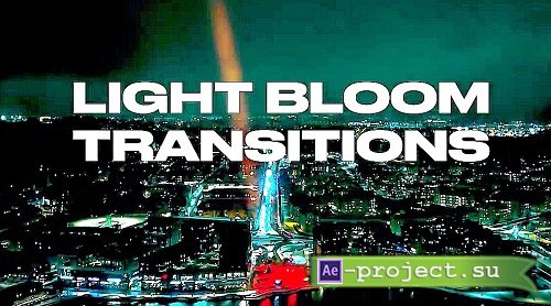 Videohive - Light Bloom Transitions 62205907 - Apple Motion 5, Final Cut Pro X 
