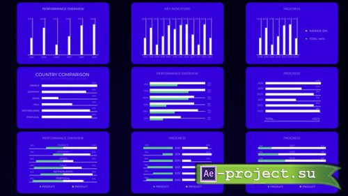 Videohive -  Bar Charts - 62155672 - Project for After Effects