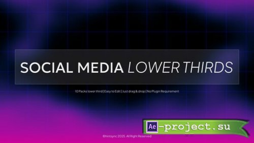Videohive - Glass Lower Third - 62155881 - Project for After Effects