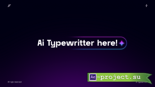 Videohive - Ai Typewritter - AE - 62156371 - Project for After Effects