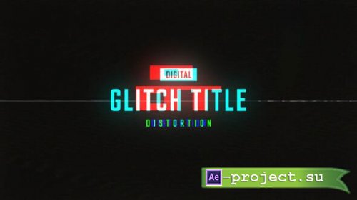 Videohive - Glitch Title - 62145444 - Project for After Effects