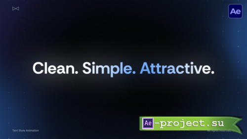Videohive - Text Style Animation  AE - 62157178 - Project for After Effects