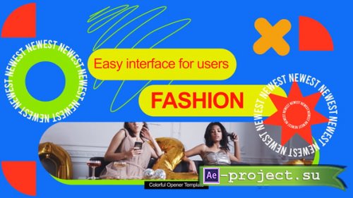 Videohive - Colorful Opener - Dynamic Fashion and Lifestyle Typography - 62146024 - Project for After Effects
