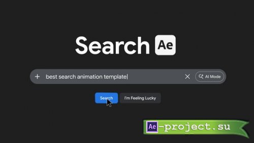 Videohive - Google Search Animation - 62125915 - Project for After Effects