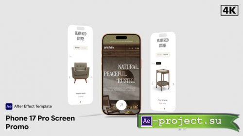 Videohive - Phone 17 Pro Screen Promo - 62205074 - Project for After Effects