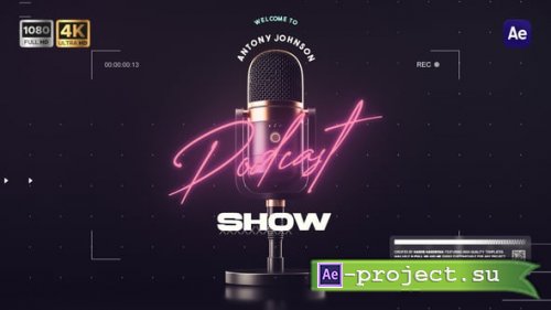 Videohive - Podcast Opener - 62225659 - Project for After Effects