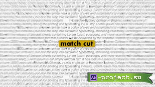 Videohive - Match Cut - 62227038 - Project for After Effects