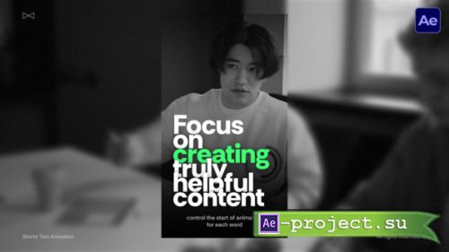 Videohive - Shorts Text Animation  AE - 62209125 - Project for After Effects