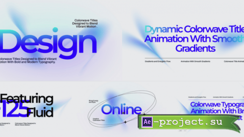 Videohive - Multicolor Titles Pack After Effect - 62172645 - Project for After Effects