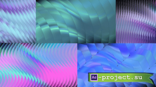 Videohive - Fractal Glass Gradient Background After Effect - 62239597 - Project for After Effects