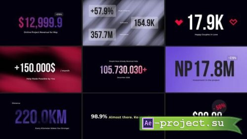 Videohive - Number Counter Animations - 62241998 - Project for After Effects