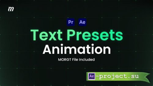 Videohive - Text Presets Animation - 62240350 - Project for After Effects