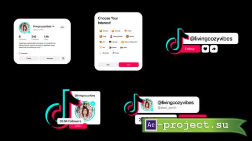 Videohive - Tiktok Elements After Effects Template - 61467968 - Project for After Effects