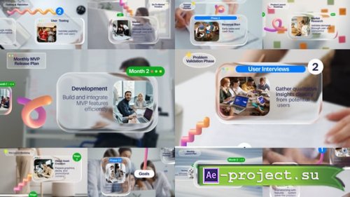 Videohive - Glass Liquid Timeline Product Launch - 62253815 - Project for After Effects