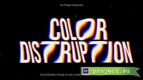 Videohive - Dynamic RGB Distortion Text Animation - 62241829 - Project for After Effects