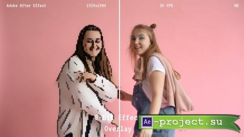 Videohive - 8-Bit Effect Overlay - 62260754 - Project for After Effects
