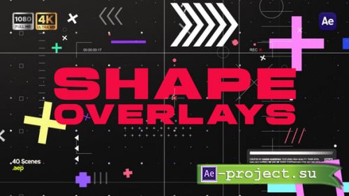 Videohive - Animated Shape Overlays - 62263344 - Project for After Effects