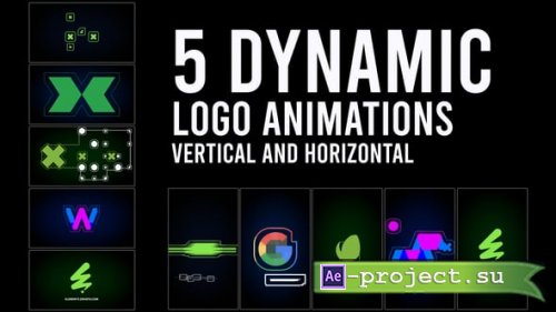 Videohive - Dynamic Logo Pack 5in1 - 62279090 - Project for After Effects