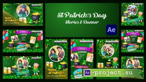 Videohive - St Patricks day Stories and Banner - 62273000 - Project for After Effects