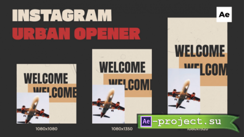 Videohive - Instagram Urban Opener /Ae - 62271329 - Project for After Effects