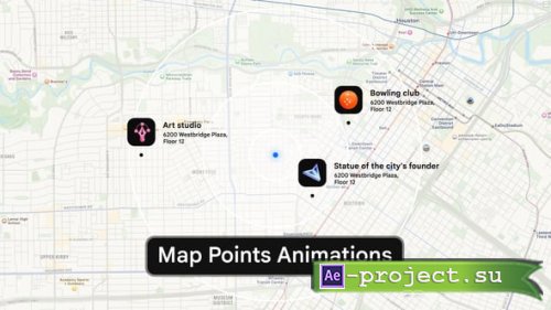 Videohive - Map Points Animations - 62262996 - Project for After Effects