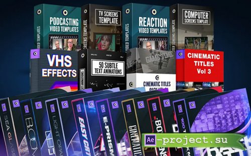 Luxury Leaks - The Total Collection Bundle [MOGRT, FFX, AEP, PRPROJ, MOV, MP4]