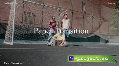 Videohive -  Paper Transition for After Effect - 62272515 - Project for After Effects