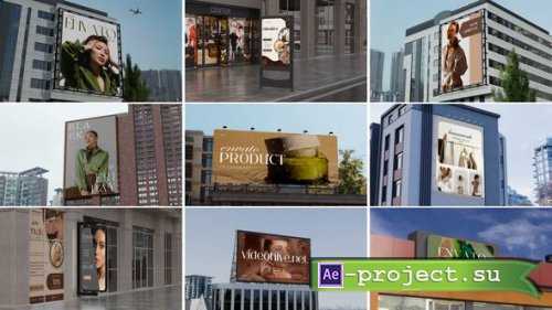 Videohive - Billboard Mockup - 62283524 - Project for After Effects