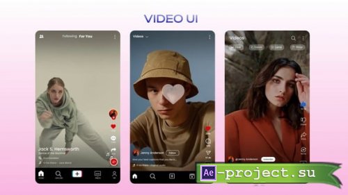 Videohive - Vertical Social Media UI - 62284146 - Project for After Effects