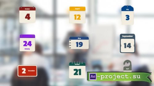 Videohive - Calendar Flip - 62268004 - Project for After Effects