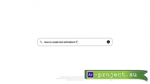 Videohive - Search Bars - 62295236 - Project for After Effects