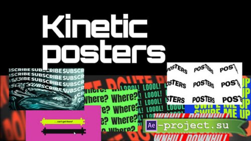 Videohive - Kinetik Loop Posters - 61941139 - Project for After Effects