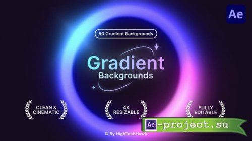Videohive - Gradient Backgrounds Pack - 62309800 - Project for After Effects