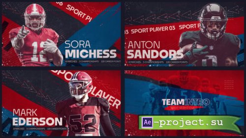 Videohive - Sport Player Intro - 62307060 - Project for After Effects