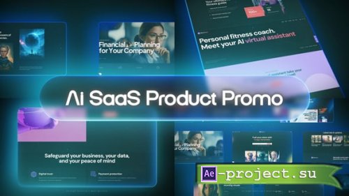 Videohive - SaaS Product Promo - Ai Website Promo Teaser - 62297616 - Project for After Effects