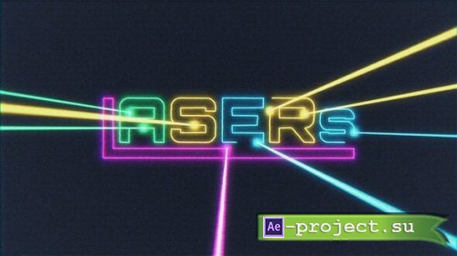 Videohive - Retro Laser Logo - 62316212 - Project for After Effects
