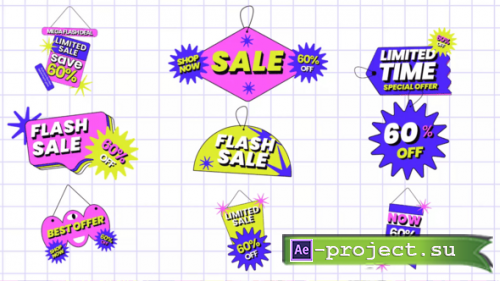Videohive - Discount Sale Label After Effect - 62294489 - Project for After Effects