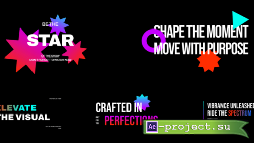 Videohive - Multicolor Titles Pack After Effects - 62294581 - Project for After Effects